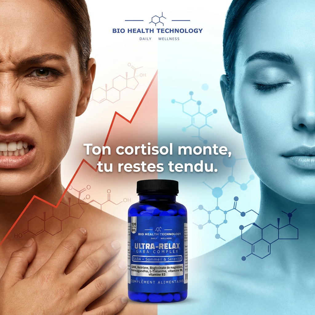 Ton cortisol monte, tu restes tendu