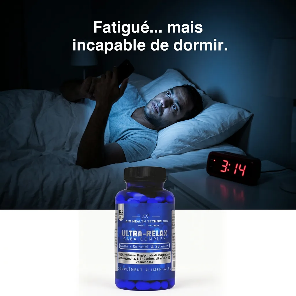 Fatigué mais incapable de dormir — Ultra-Relax GABA Complex