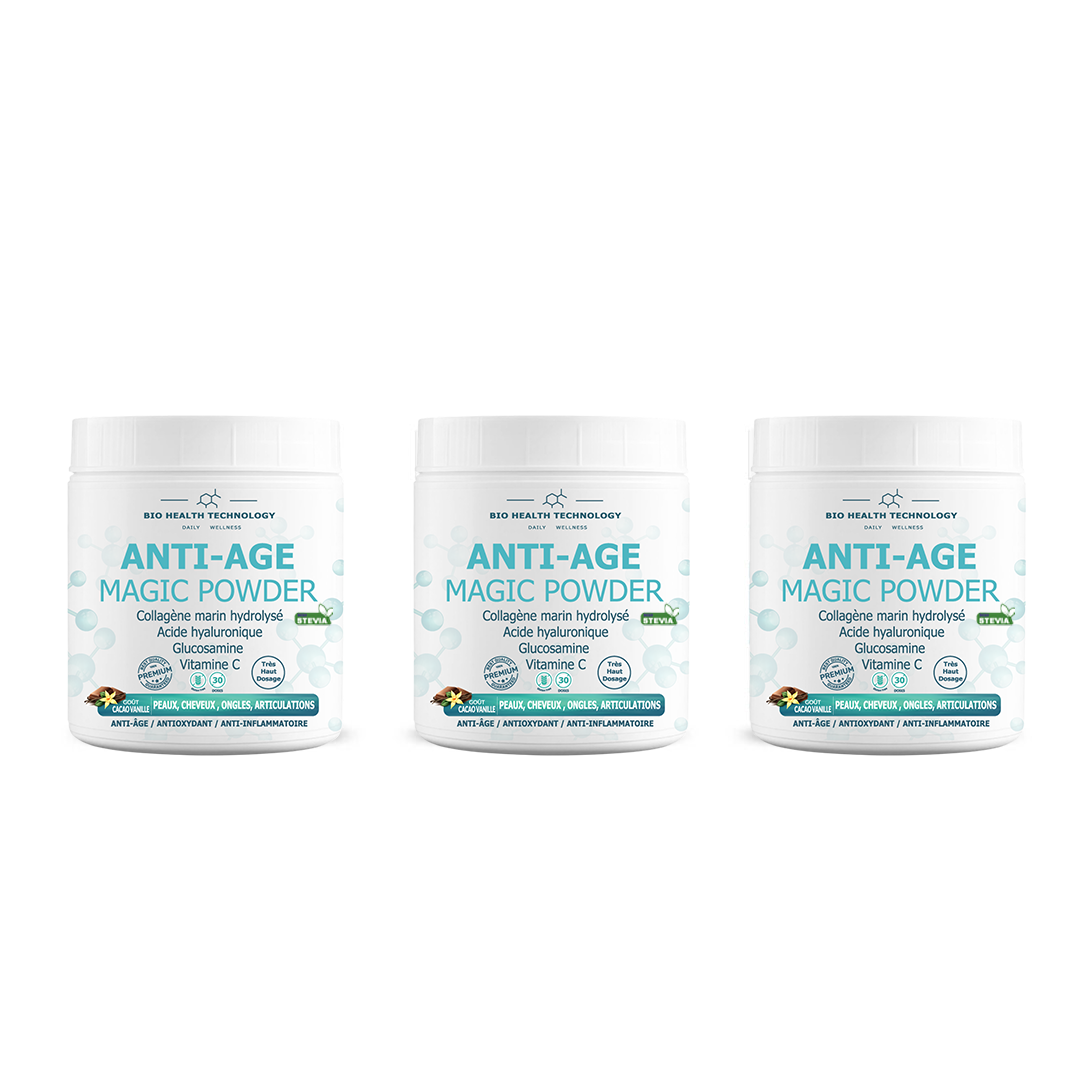 Pack de 3 Anti-Age Magic Powder